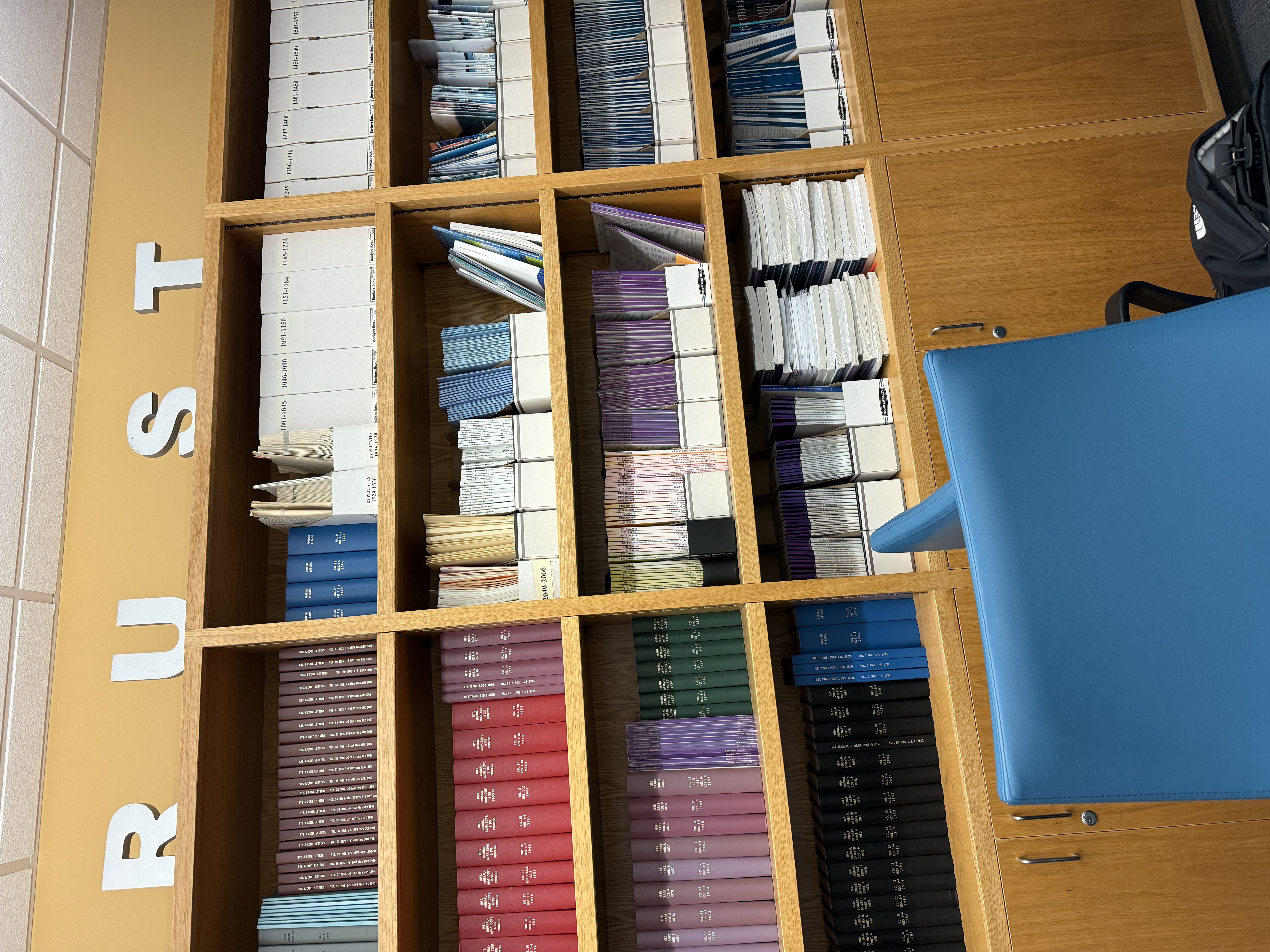 Cory bookcase, center angle